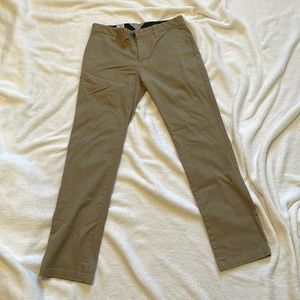 Volcom Frickin Modern Stretch Pants Size 30 "True To This" Khaki Tan